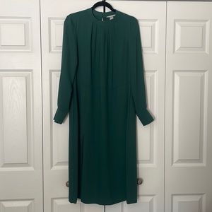 H&M Green Long Sleeve Dress